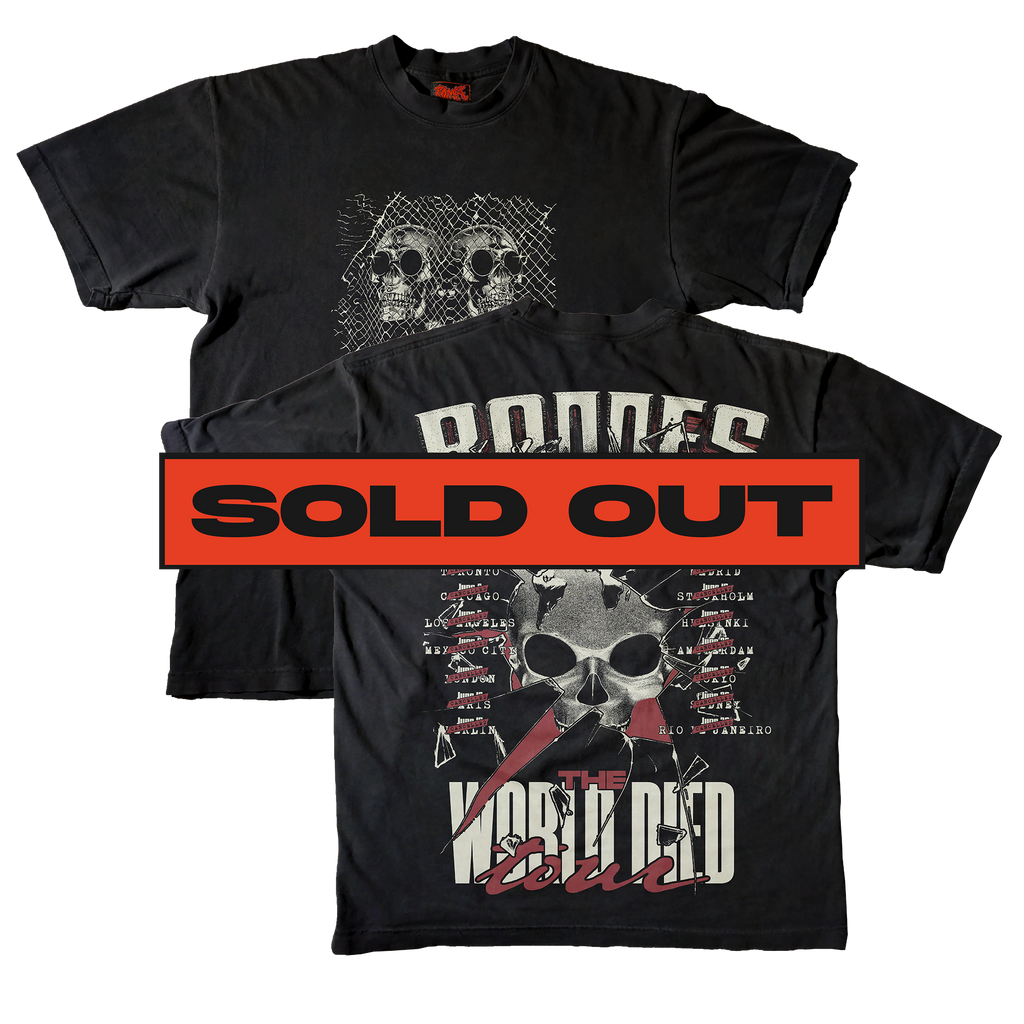 The World Died Tour Tee (Black)
