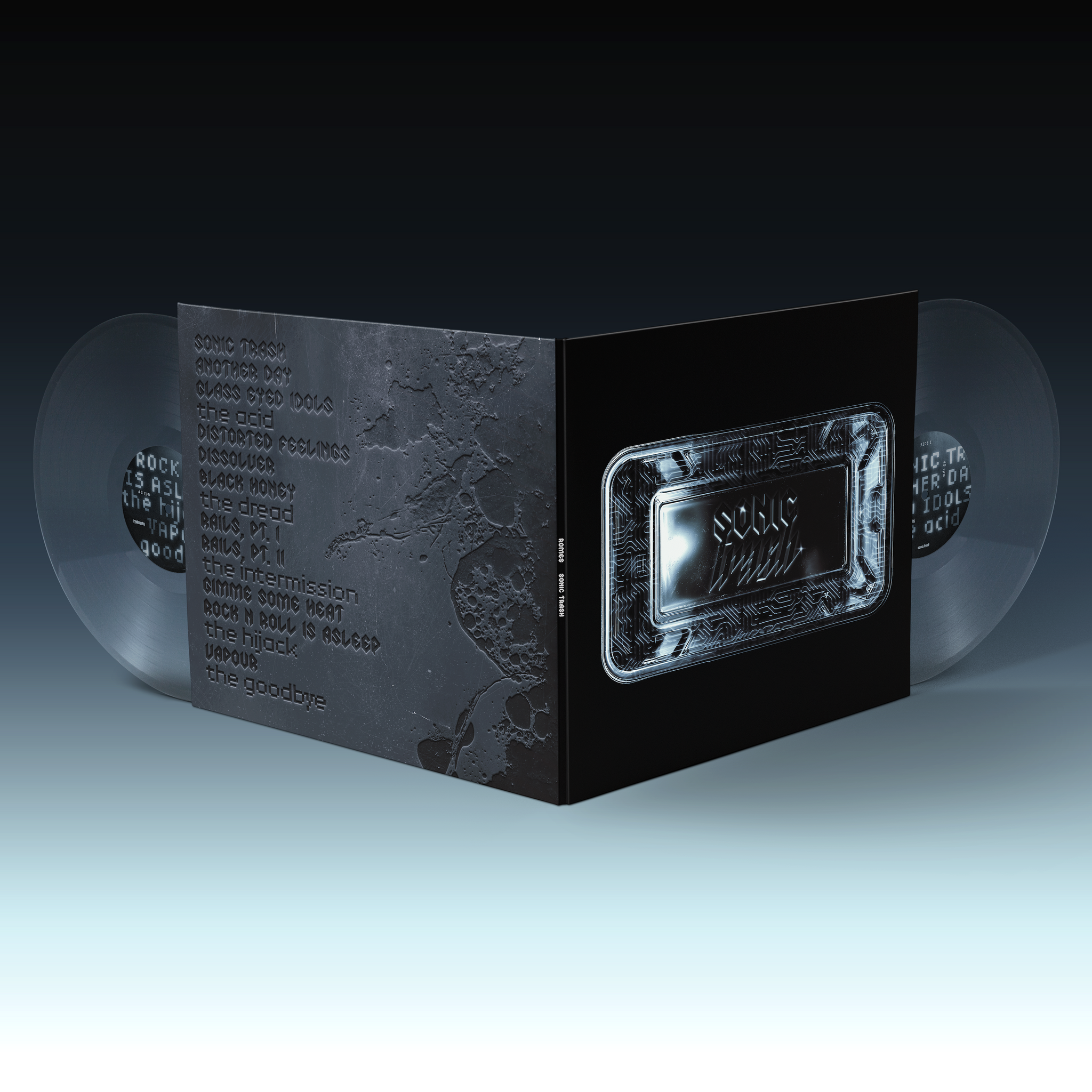 ROMES - SONIC TRASH 2LP *LIMITED EDITION Clear Vinyl SIGNED* [PRE-ORDER]